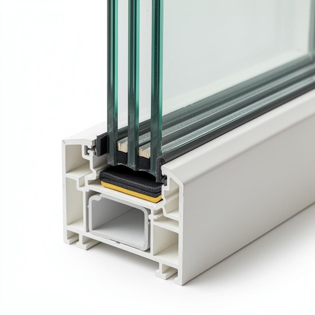 6300 Series window cross-section